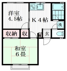 サウスフラットの物件間取画像